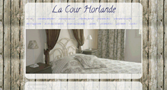 Desktop Screenshot of lacourhorlande.com